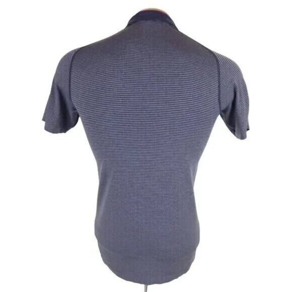 Lululemon Metal Vent Tech Polo Size XS Blue Stripe - Picture 5 of 5